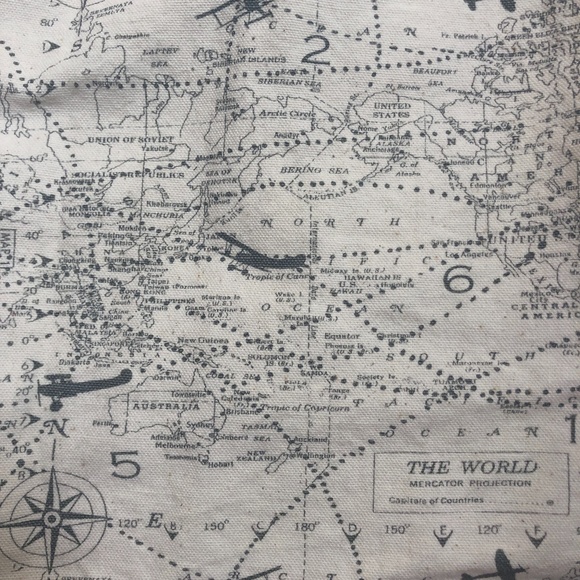 Map Print Summer Dress - Picture 3 of 4